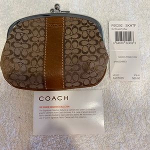 Coach coin purse NWT